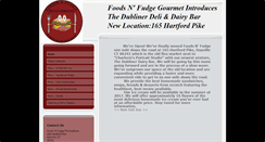 Desktop Screenshot of foodsnfudge.com